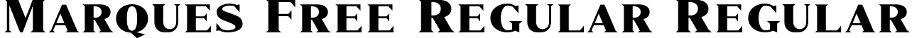 Marques Free Regular Regular font | Marques-Regular.otf