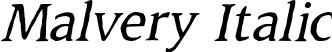 Malvery Italic font | MalveryFree-Italic.otf