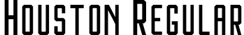 Houston Regular font | Houston-Regular-DEMO.otf