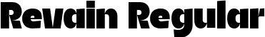 Revain Regular font | revain-regular.ttf