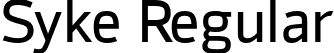 Syke Regular font | Syke-Regular.ttf