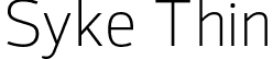 Syke Thin font | Syke-Thin.otf