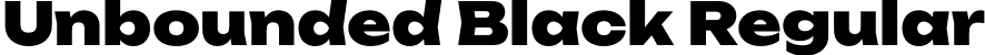 Unbounded Black Regular font | Unbounded-Black.ttf