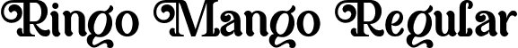 Ringo Mango Regular font | ringo-mango.ttf