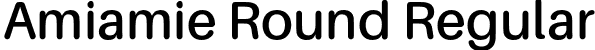 Amiamie Round Regular font | Amiamie-RegularRound.otf
