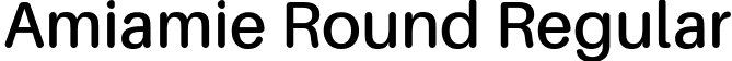 Amiamie Round Regular font | Amiamie-RegularRound.ttf