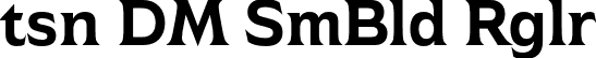 Atsanee DEMO SemiBold Regular font | AtsaneeDEMO-SemiBold.otf