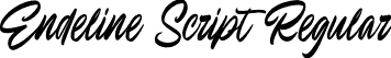 Endeline Script Regular font | endelinescript-d973k.otf