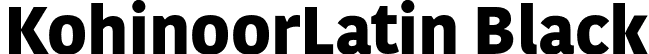 KohinoorLatin Black font | KohinoorLatin-Black.otf