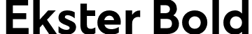 Ekster Bold font | Ekster-Bold.otf