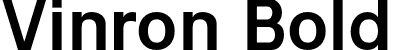 Vinron Bold font | Vinron-Bold.otf