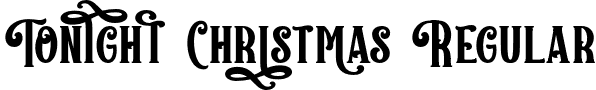 Tonight Christmas Regular font | Tonight-Christmas.otf