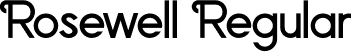 Rosewell Regular font | rosewell.otf