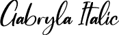 Gabryla Italic font | Gabryla-Italic.otf