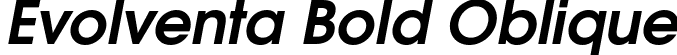 Evolventa Bold Oblique font | Evolventa-BoldOblique.ttf