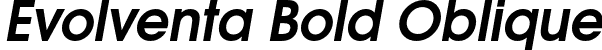 Evolventa Bold Oblique font | Evolventa-BoldOblique.otf