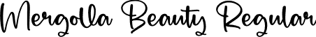 Mergolla Beauty Regular font | Mergolla-Beauty.otf