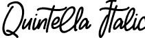 Quintella Italic font | Quintella-Italic.otf