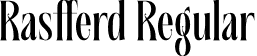 Rasfferd Regular font | Rasfferd.otf