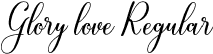 Glory love Regular font | Glory-Love.otf