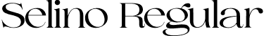 Selino Regular font | Selino-Regular.otf