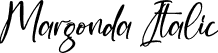 Margonda Italic font | Margonda-Italic.otf