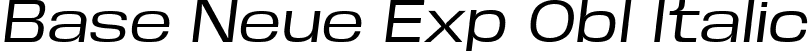 Base Neue Exp Obl Italic font | BaseNeueTrial-ExpandedOblique-BF63d645e354344.ttf