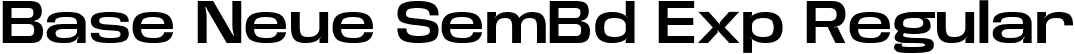 Base Neue SemBd Exp Regular font | BaseNeueTrial-ExpSemBd-BF63d646019352d.ttf