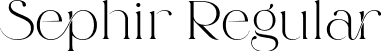 Sephir Regular font | sephir-regular.otf