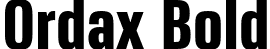 Ordax Bold font | Ordax-Bold.otf