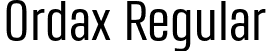 Ordax Regular font | Ordax-Regular.otf