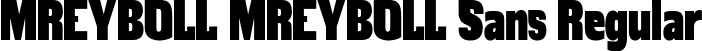 MREYBOLL MREYBOLL Sans Regular font | MREYBOLL-MREYBOLLSans-uploaded-63b579a9cd71b.ttf