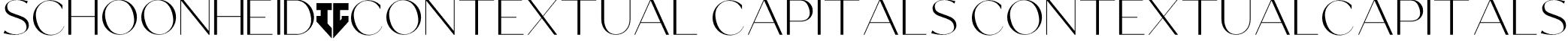 Schoonheid-Contextual Capitals ContextualCapitals font | Schoonheid Contextual Capitals.otf