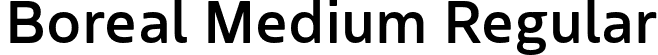 Boreal Medium Regular font | boreal-medium-TRIAL.otf