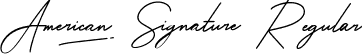 American Signature Regular font | American Signature.ttf