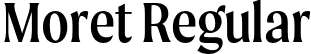 Moret Regular font | Moret-Regular.otf