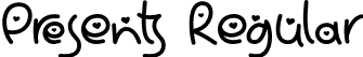 Presents Regular font | Presents.otf