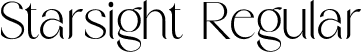 Starsight Regular font | Starsight.ttf