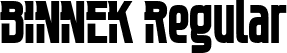 BINNEK Regular font | BINNEK-Regular.ttf