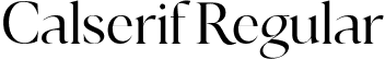 Calserif Regular font | Calserif 1.ttf