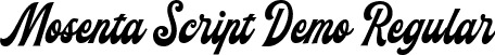 Mosenta Script Demo Regular font | Mosentascriptdemo-2OzgW.ttf