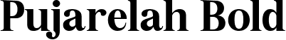 Pujarelah Bold font | Pujarelah-Bold.ttf