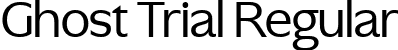 Ghost Trial Regular font | GhostTRIAL-Regular.ttf