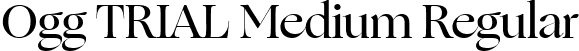 Ogg TRIAL Medium Regular font | Ogg-Medium.ttf