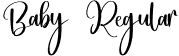 Baby Regular font | Baby.otf