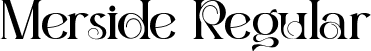 Merside Regular font | merside-p71wy.ttf