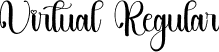 Virtual Regular font | Virtual.otf