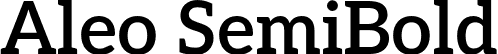 Aleo SemiBold font | Aleo-SemiBold.otf