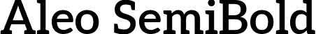 Aleo SemiBold font | Aleo-SemiBold.ttf