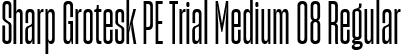Sharp Grotesk PE Trial Medium 08 Regular font | SharpGroteskPETrialMedium-08.ttf